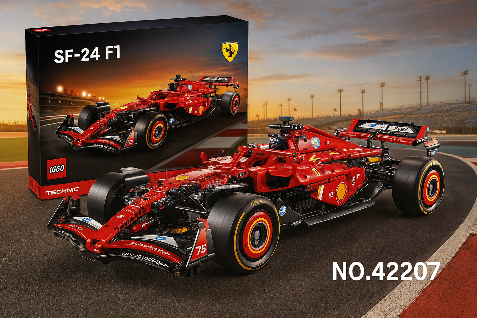 Puzzle à assembler SF Ferrari F1  . Modèle créatif pour adultes et enfants