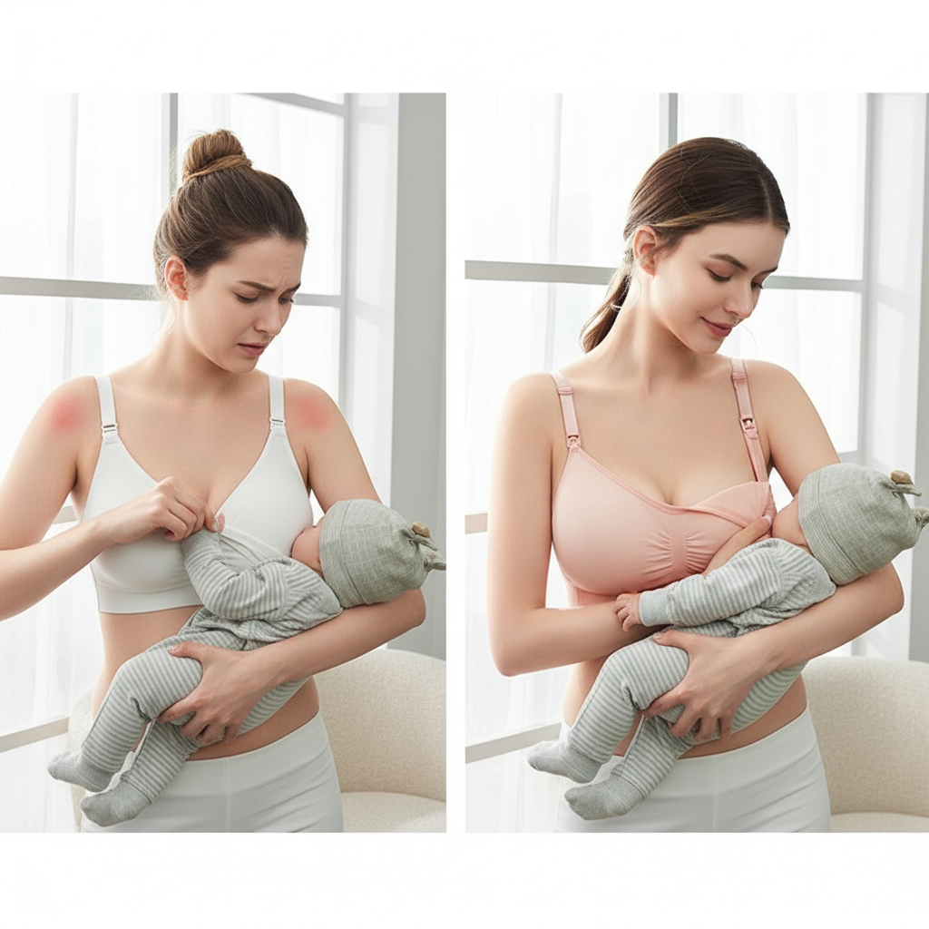 High Quality Plus Size Nursing Bra Breathable Women Breastfeeding Underwear Seamless Maternity Bra Push Up
